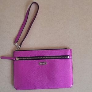 Kate Spade Vibrant Purple Wristlet Clutch